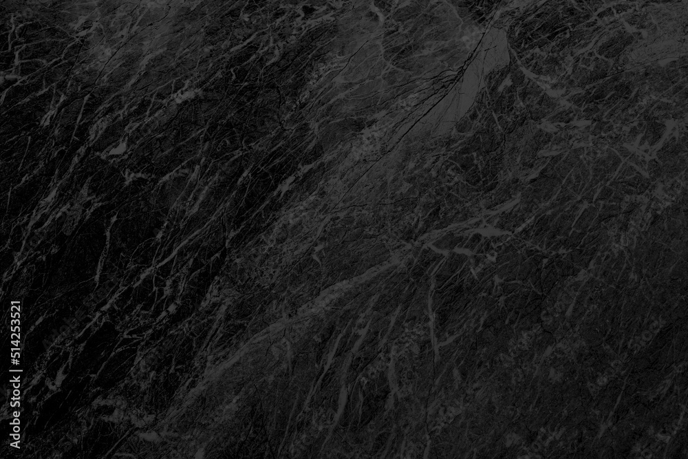 Fototapeta premium Dark grey black slate background or texture. Black granite slabs background