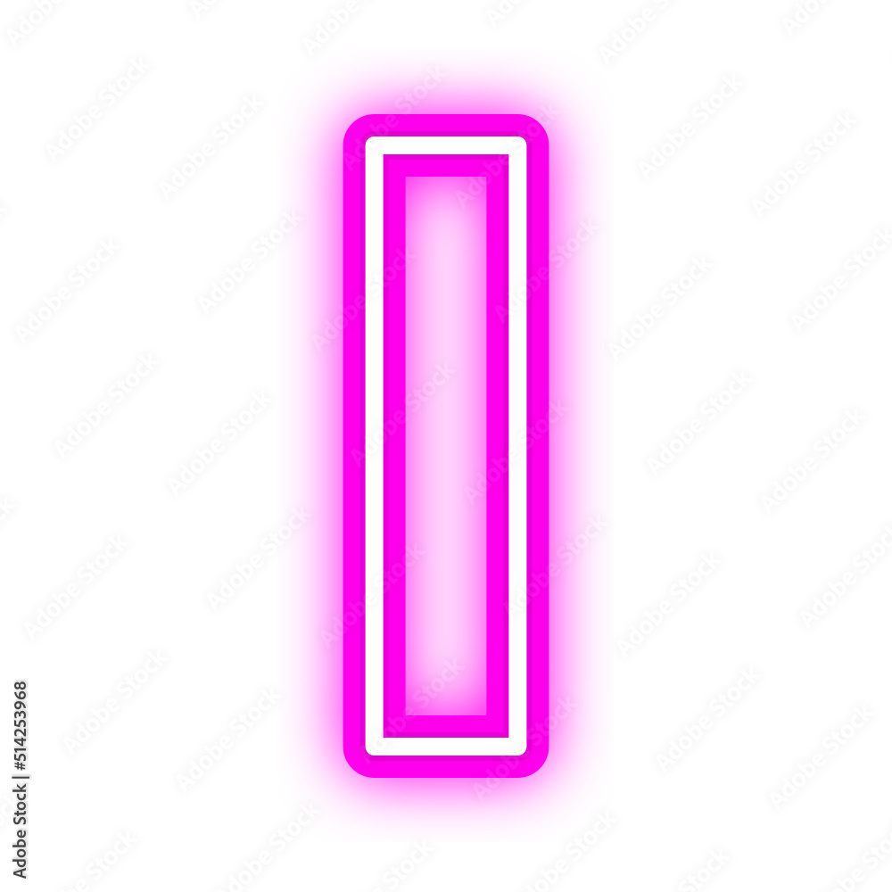 neon number neon number