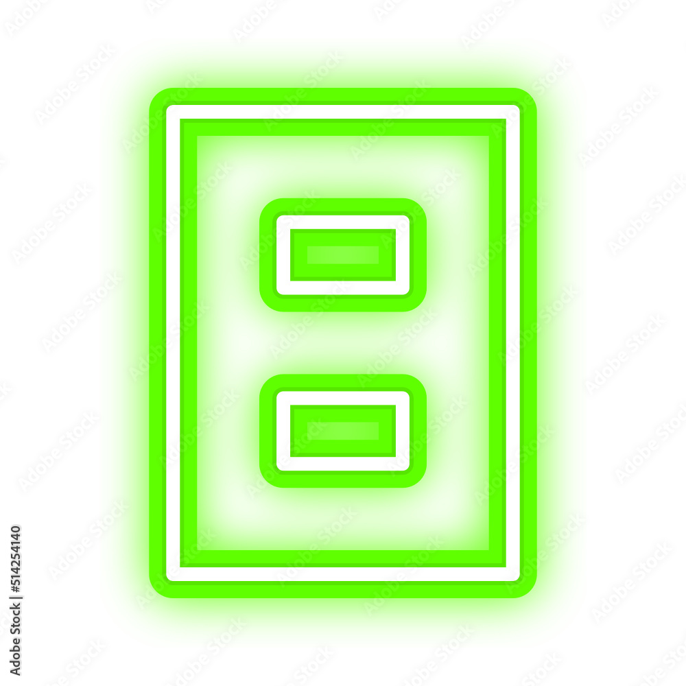 neon number neon number