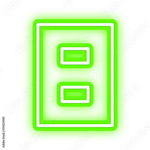 neon number