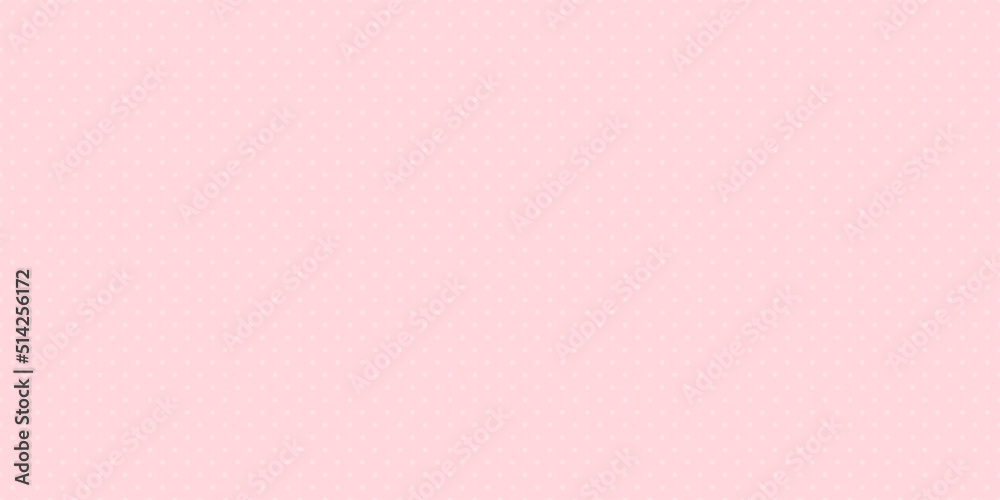 Pink polka dot seamless pattern