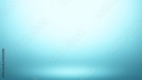 Empty blue color studio room background, can use for background and product display