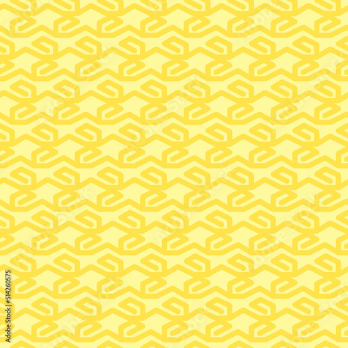 yellow lineart seamless pattern