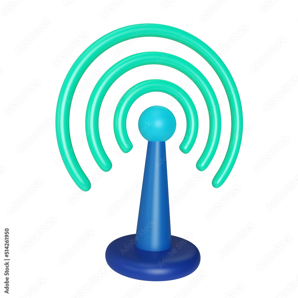 Hotspot 3D Illustration Icon Hotspot 3D Illustration Icon