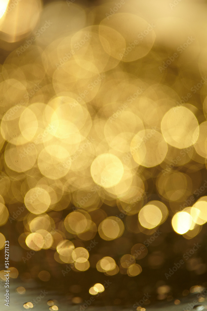 Obraz premium golden blur background, Christmas background