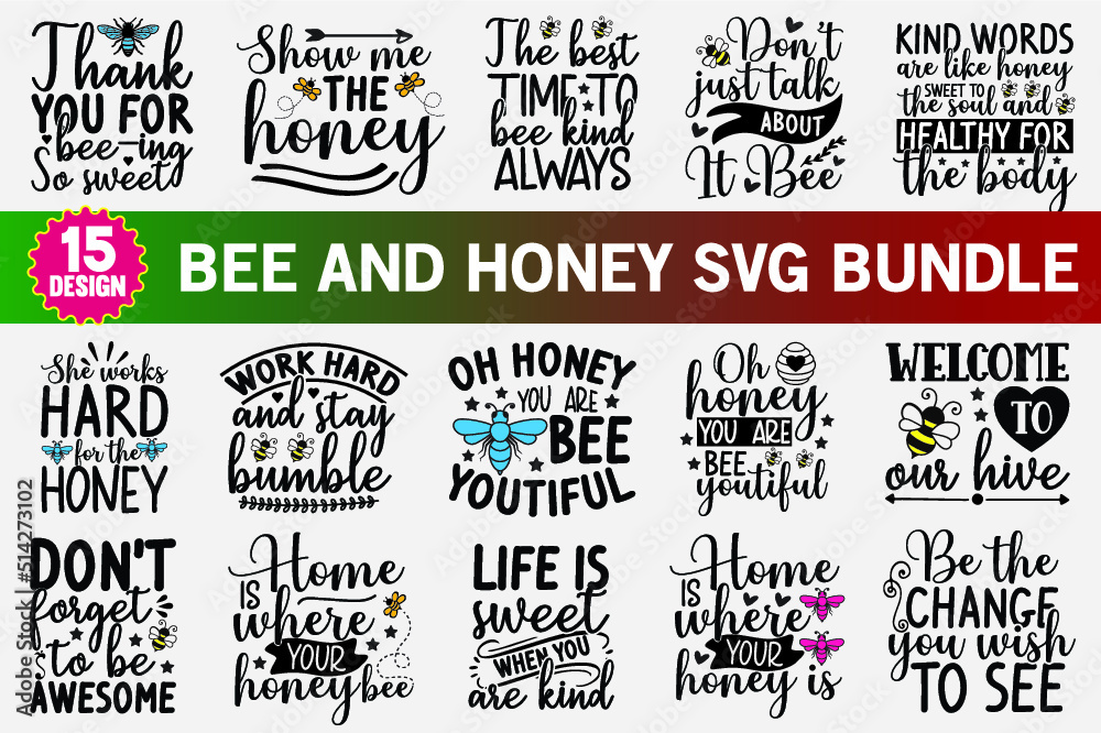 
bee svg bundle