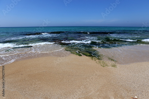 Mediterranean coast in northern Israel