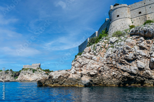 City walls and Fort Lovrijenac fortify Old Town Dubrovnik
