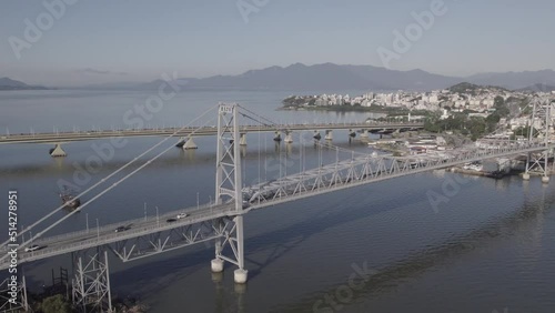 Wallpaper Mural Florianópolis City - Santa Catarina - Hercilio Luz Bridge Torontodigital.ca