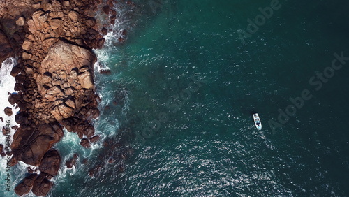 Snorkelling just off the coast of Sri Lanka on a small rocky island. Close to Galle in a small touristic known as Unawatuna a popular holiday destination for many