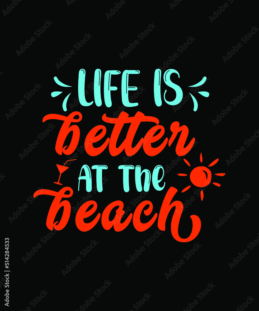 Beach logo tshirt design beach vibes Beach logo tshirt design beach vibes