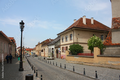 Historic architecture of Rasnov, Romania © Lindasky76
