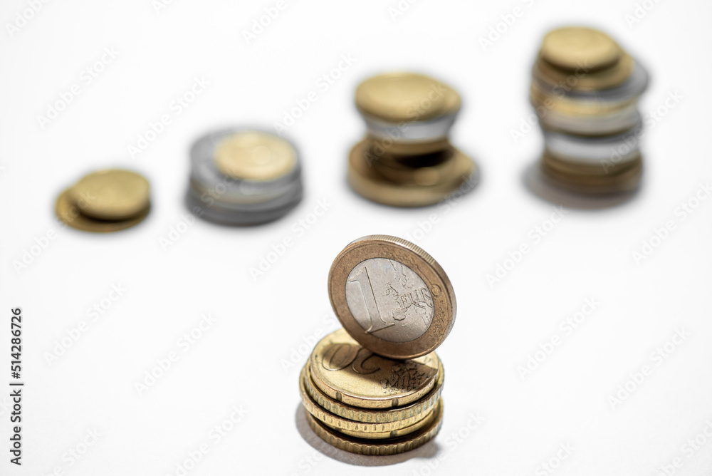 Save money with stack money coin for growing your business Save money with stack money coin for growing your business
