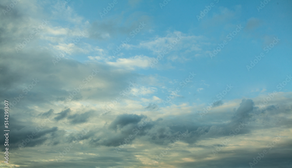 Cloudy day sky wallpaper background