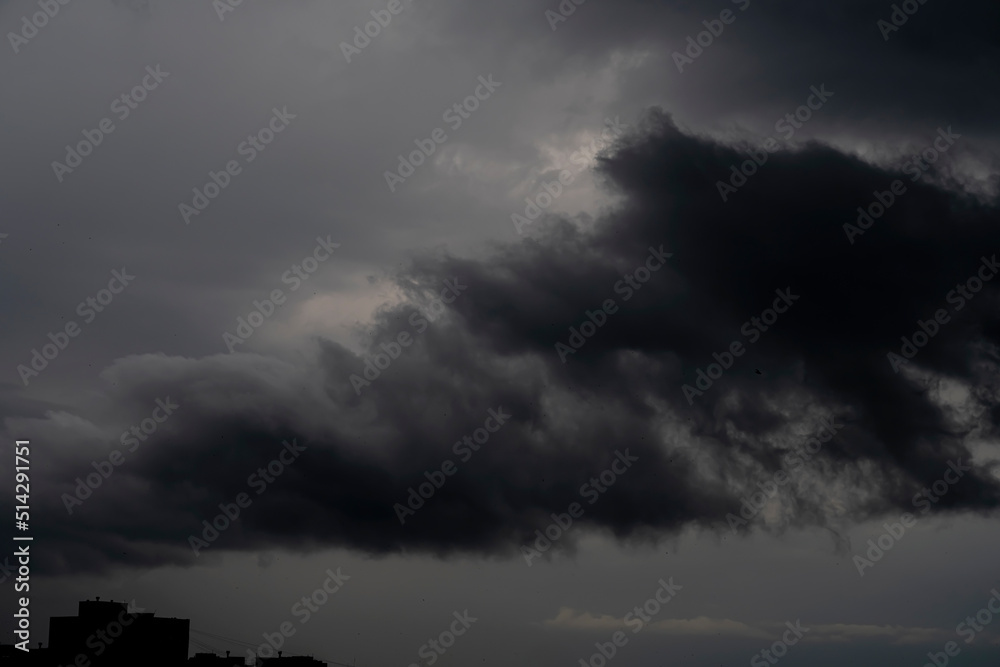 Fototapeta premium Thunderclouds before rain. storm sky