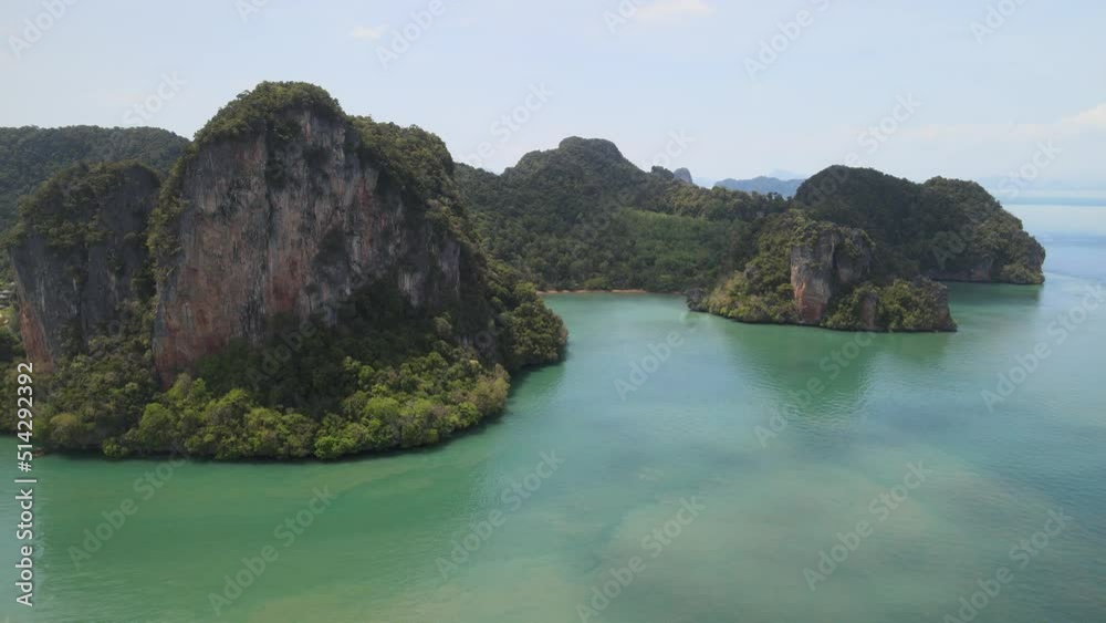Aerial views of Koh Yai Noi, an island in Thailand Aerial views of Koh Yai Noi, an island in Thailand
