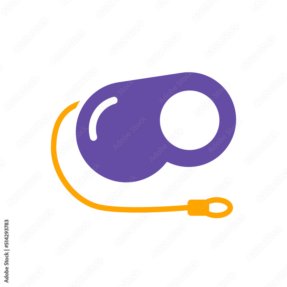 Pet lead vector icon. Pet animal sign Pet lead vector icon. Pet animal sign
