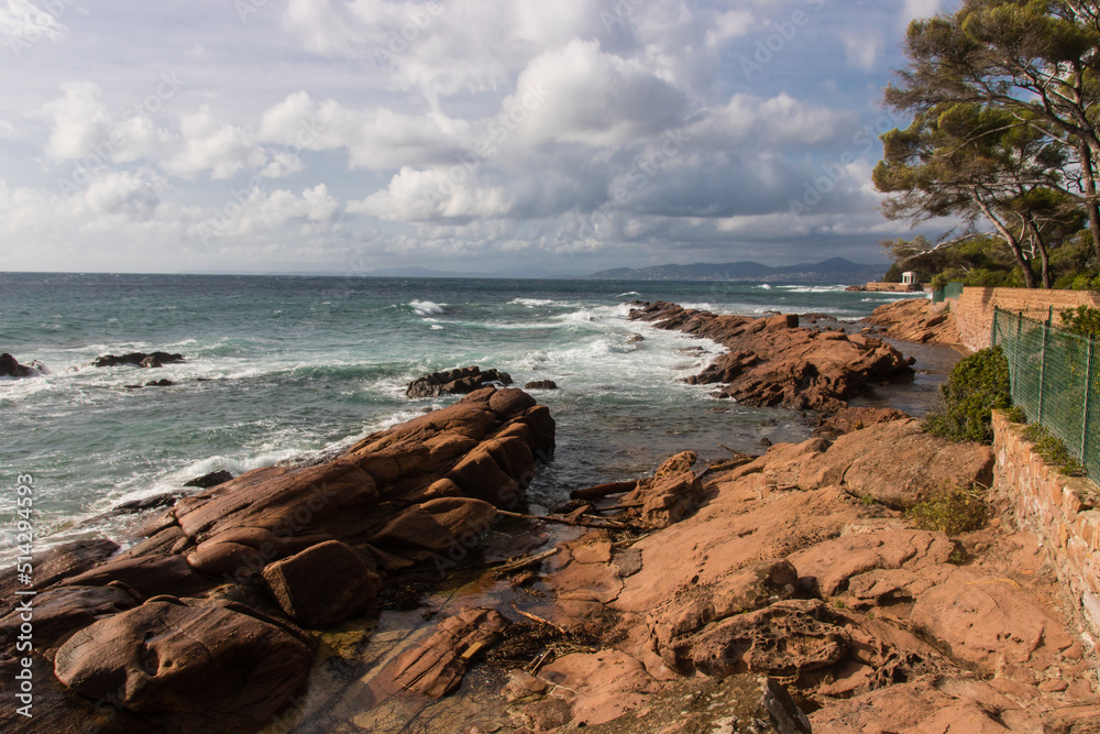 côte d'Azur à Saint-Raphaël dans le Var