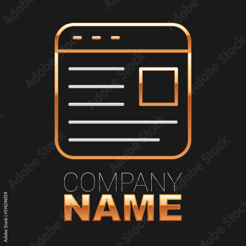 Line Advertising icon isolated on black background. Concept of marketing and promotion process. Responsive ads. Social media advertising. Colorful outline concept. Vector