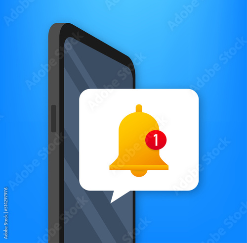 Reminder. Calendar deadline. Alert message. Vector stock illustration.