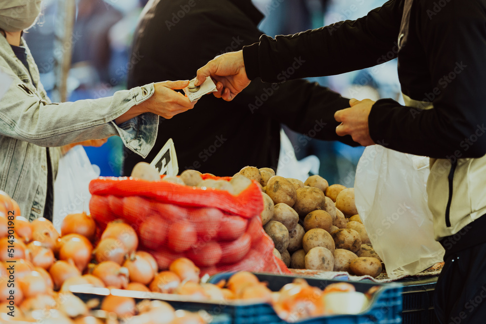 Shopping for a bazaar in Antalya - Turkey
