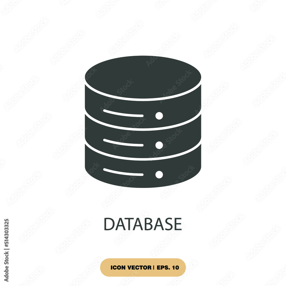 database icons symbol vector elements for infographic web database icons symbol vector elements for infographic web