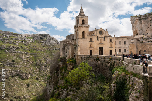 Church of Saint Peter 'Caveoso' in historic downtown Matera, Italy