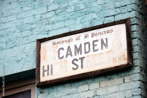 Street sign of Camden Town #514306524