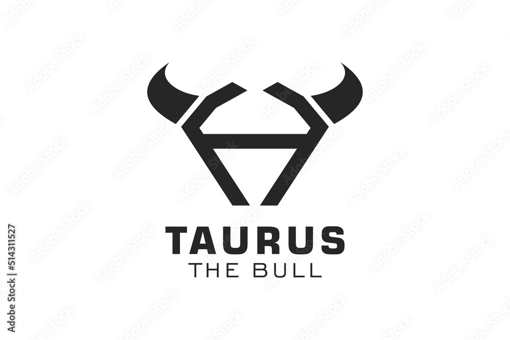 Letter H logo, Bull logo,head bull logo, monogram Logo Design Template Element Letter H logo, Bull logo,head bull logo, monogram Logo Design Template Element