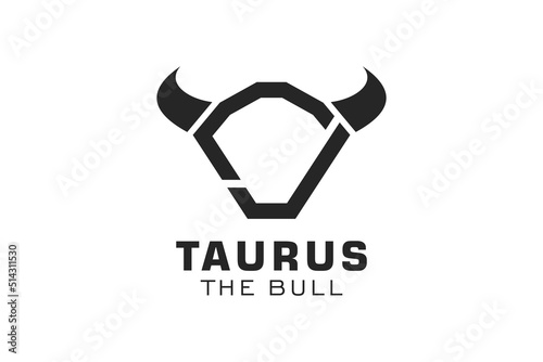Letter J logo, Bull logo,head bull logo, monogram Logo Design Template Element