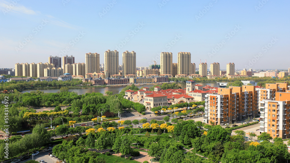 Urban architectural scenery, North China