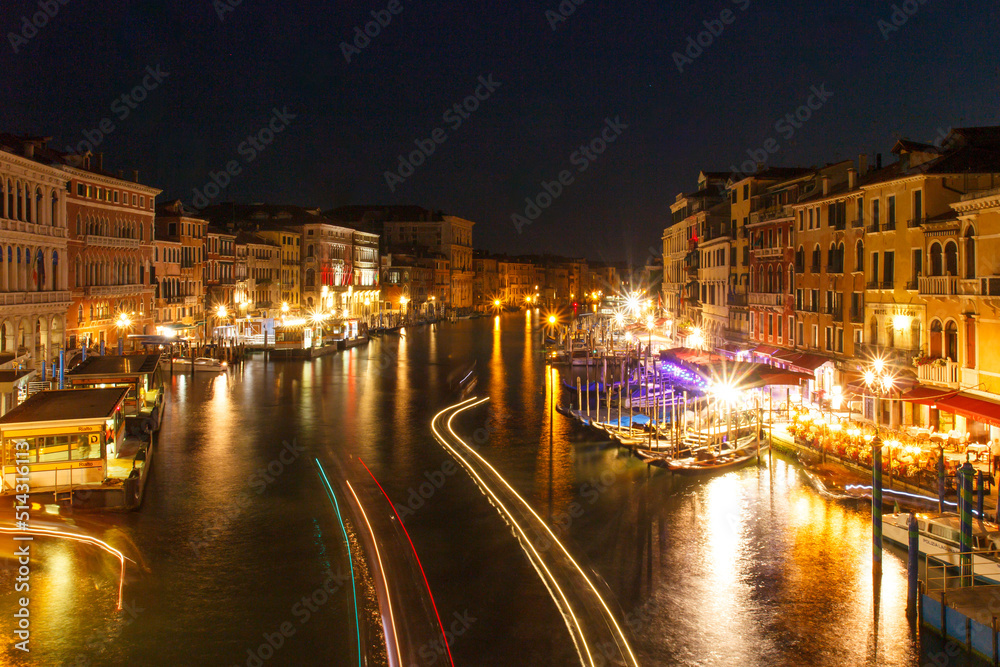 Venezia paesaggio notte Canal Grande