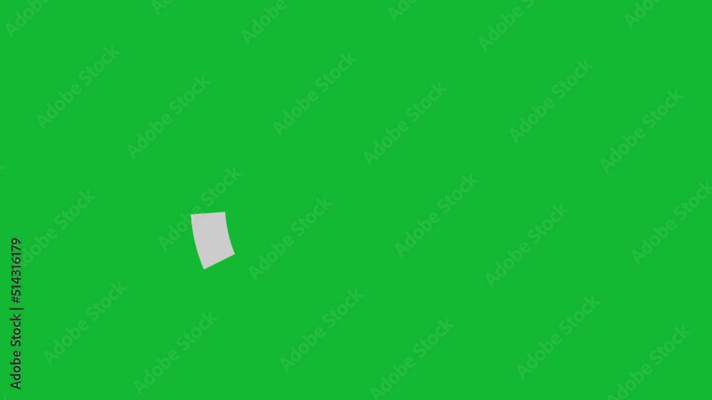 Animation of an arrow loading icon with a circular shape, on a green chroma key background Animation of an arrow loading icon with a circular shape, on a green chroma key background