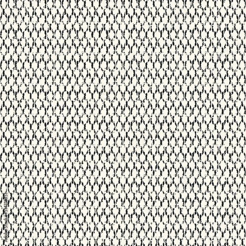 Monochrome Irregular Weave Stroke Textured Pattern