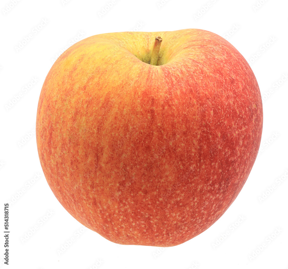 Red apple fruit isolated on white background Red apple fruit isolated on white background