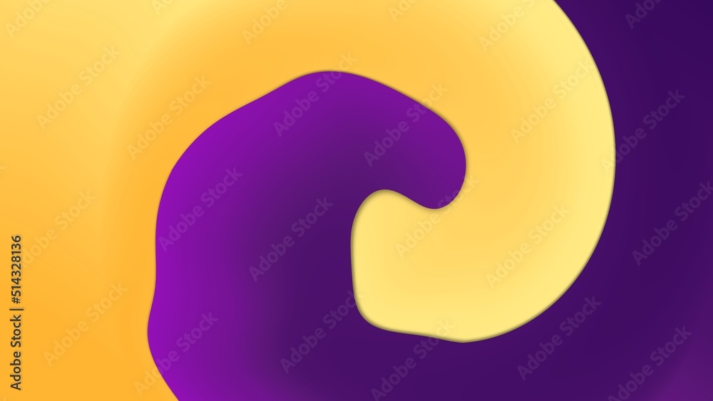 abstract simple dual tone orange purple gradient swirl background