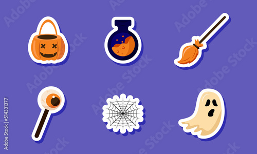 Pumpkin Hunt Sticker Set Design