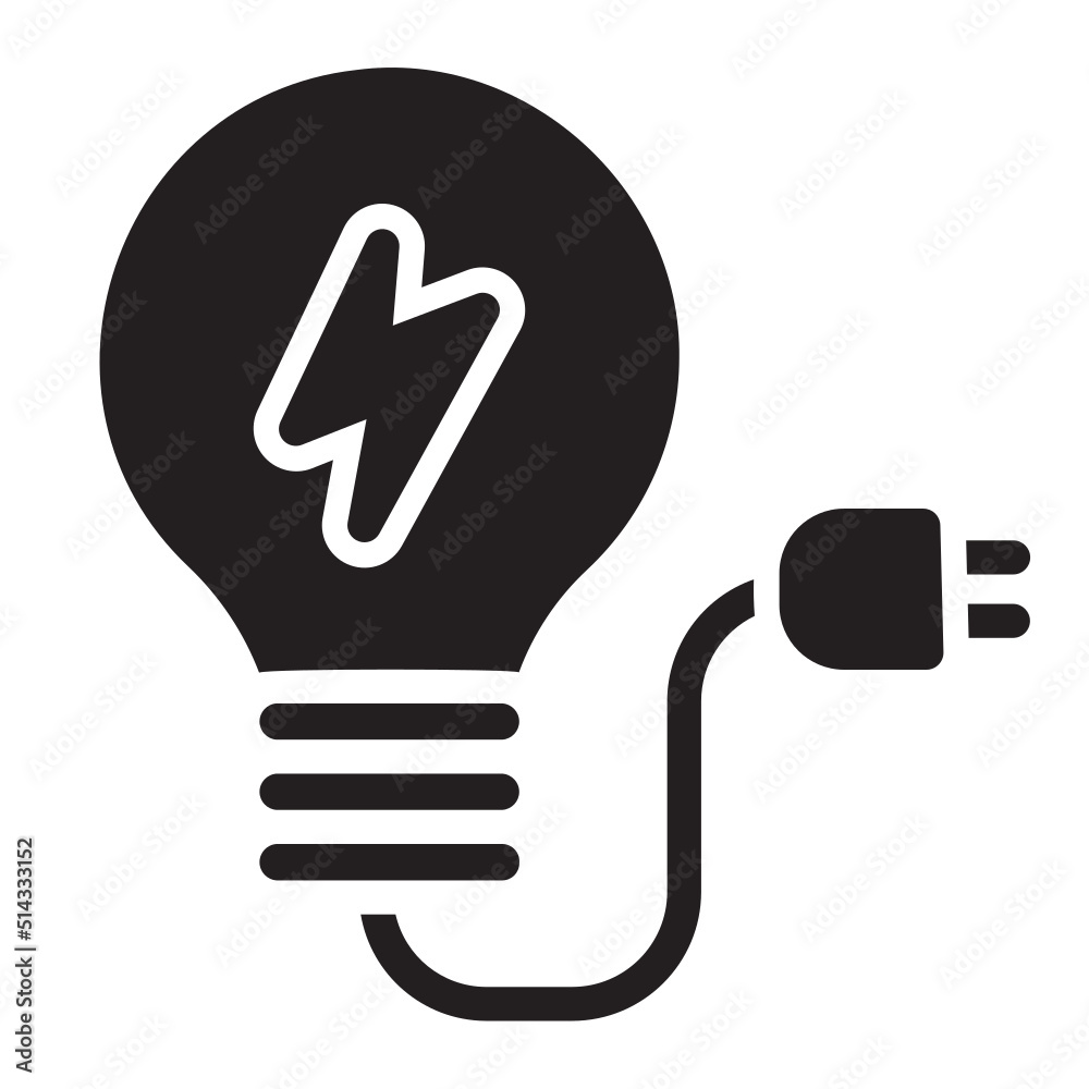 Eco Energy glyph icon Eco Energy glyph icon