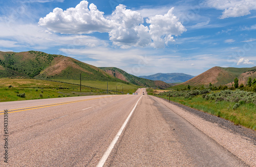Travelling the Idaho's state freeways in Summer.
