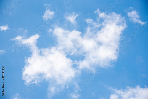 Blue sky background with clouds