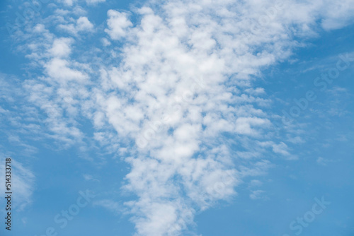 Blue sky background with clouds