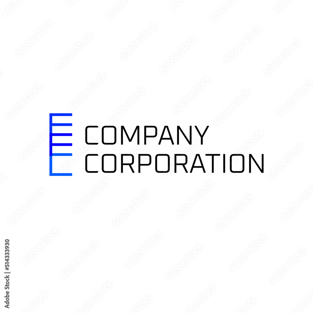 Monogram Letter EFC  Corporate Template