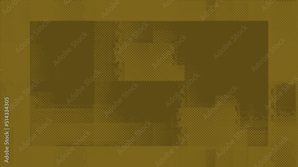 Obraz premium Abstract golden halftone texture background image.