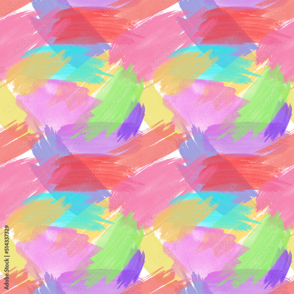 Seamless raster pattern of watercolor brush strokes. Seamless raster pattern of watercolor brush strokes.