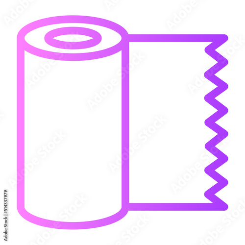 plastic wrap gradient icon