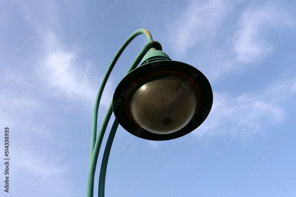 Street lighting lamp at night Street lighting lamp at night