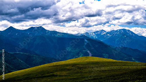 Mount Pietrosul Rodnei, the highest peak of Rodnei Mountains, Carpathians, Romania. photo