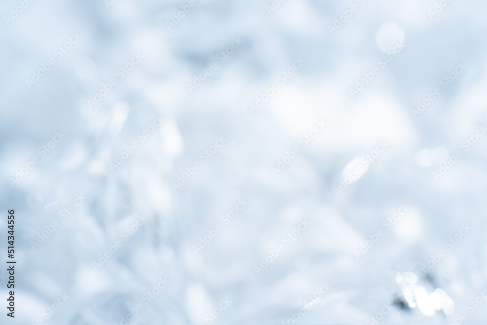 冷たい氷のイメージのキラキラ背景素材