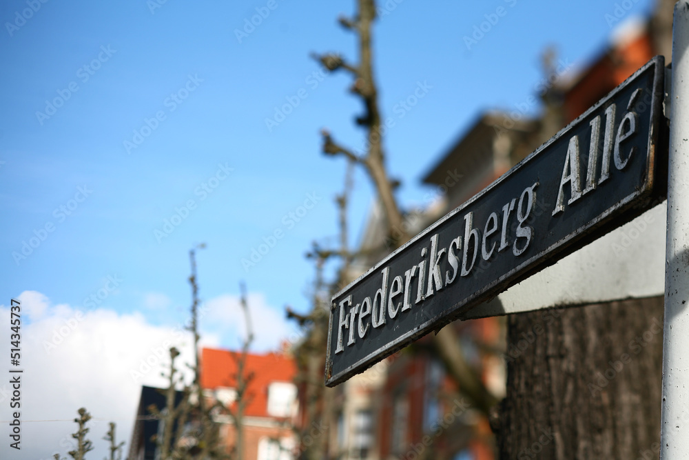 Frederiksberg Allee in Denmark Frederiksberg Allee in Denmark