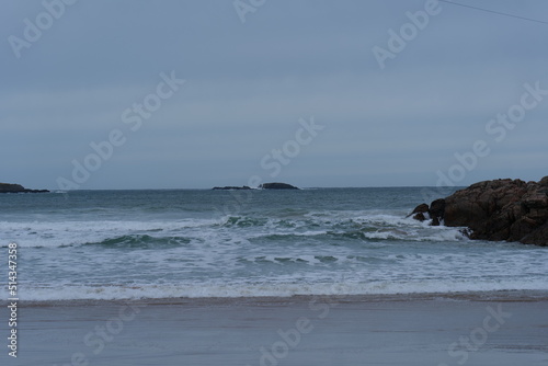 waves on the beach